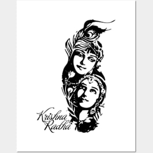 Krishna  Radha Posters and Art